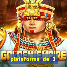 plataforma de 3 reais jogo